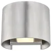 Image de Arcchio Applique Murale Zuzana à intensité variable (Moderne) en Gris Aluminium e. a. pour Salon & Salle manger (1 lampe,à G9), Lampe Eclairage Luminaire Mural