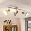 Image de Lindby spot pour plafond Fridolin, 50cm, 3 lampes, blanc, métal