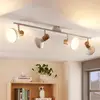 Image de Lindby spot pour plafond Fridolin, 70cm, 4 lampes, blanc, métal