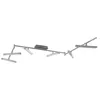 Image de Lindby LED Plafonnier Pilou à intensité variable (Moderne) en Argent Métal e. a. pour Cuisine (à 6 lampes,), Eclairage Lampe Luminaire Plafond Eclerage