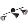 Image de Lindby Spot Arina à intensité variable (Moderne) en Noir Métal e. a. pour Chambre coucher (à 3 lampes, E14) Lampe encastrable plafonnier applique