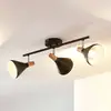 Image de Lindby plafonnier Arina, 53 cm, noir, à 3 lampes, E14