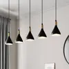 Image de Lindby suspension Arina, 100 cm, noir, à 5 lampes