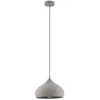 Image de Lindby Suspension en béton Morton à intensité variable (Moderne) Gris e. a. pour Salon & Salle manger (1 lampe,à E27), Luminaire Lampe Plafond Plafonnier Suspendue