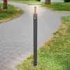 Image de Lucande Borne lumineuse LED Fenia, 100 cm, détecteur, IP54, anthracite