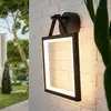 Image de Lucande Applique d'extérieur LED Mirco en forme de cadre
