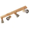 Image de Lindby Spot en béton Filiz à intensité variable (Scandinave) Gris e. a. pour Chambre coucher (à 4 lampes, E14) Lampe encastrable plafonnier applique