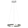Image de Lucande LED Suspension Lyani à intensité variable (Moderne) en Argent Métal e. a. pour Salon & Salle manger (1 lampe,à), lampe plafonnier suspension