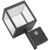 Image de Lucande LED Applique Exterieur Cube (Moderne) en Noir Aluminium (1 lampe,à), Murale Luminaire Lampe Jardin Eclairage d’exterieur
