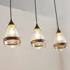 Image de Lindby suspension en verre Millina, 70 cm, brun rouille, 3 lampes
