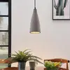 Image de Lindby suspension Sanne, gris, béton, Ø 15 cm, E27