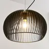 Image de Lindby Suspension Jusra en métal noir, à 1 lampe.