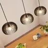 Image de Lindby suspension Jusra, noir, métal, 3 lampes, 99cm