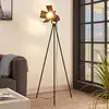 Image de Lindby Lampadaire trépied Devon en noir