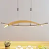 Image de Lucande Suspension LED Marija, 91 cm, doré, intensité variable