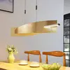 Image de Lucande Suspension LED Marija, 101 cm, doré, intensité variable