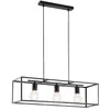 Image de Lindby Suspension Emily à intensité variable (Moderne) en Noir Métal e. a. pour Cuisine (à 3 lampes, E27) Luminaire Lampe Plafond Plafonnier Suspendue
