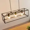 Image de Lindby Suspension Emily, 72 cm, noir, 3 lampes, métal