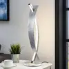 Image de Lucande Lampe de table LED Marija, argentée, intensité variable, 62 cm