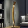 Image de Lucande lampe sur pied LED Marija, noir, métal, hauteur 140 cm