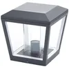 Image de Lucande Luminaire extérieur Dunia à intensité variable (Moderne) en Noir Aluminium (1 lampe,à E27), Borne lumineuse borne luminaire pour socle