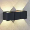 Image de Lindby Applique d'extérieur LED Niclas, carrée