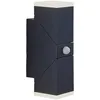 Image de Lindby LED Applique Exterieur Sally (Moderne) en Noir Aluminium (à 2 lampes,), Murale Luminaire Lampe Jardin Eclairage d’exterieur