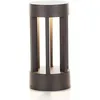 Image de Lindby LED Borne Eclairage Exterieur Jordis (Moderne) en Noir Aluminium (1 lampe,à), Lumineuse Luminaire Lampe Jardin Led
