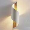 Image de Lindby, applique murale Vanni, blanc/or, métal, hauteur 52 cm