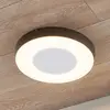 Image de Lucande plafonnier d'extérieur LED Sora, rond, capteur, IP54