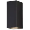 Image de Lucande Applique Exterieur Lavina à intensité variable (Moderne) en Gris Aluminium (à 2 lampes, GU10) Murale Luminaire Lampe Jardin Eclairage