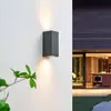 Image de Lucande spot mural Lavina, 17 cm, anthracite, GU10, à 2 lampes.