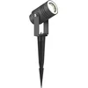 Image de Lucande Luminaire extérieur Galina (Moderne) en Gris Aluminium (1 lampe,à GU10), Lampe sur piquet