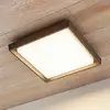 Image de Plafonnier d'extérieur LED Lucande Birta, gris foncé, IP54, 34 cm