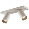 Image de Arcchio Spot Brinja à intensité variable (Moderne) en Blanc Aluminium e. a. pour Couloir (à 2 lampes, GU10) Lampe encastrable plafonnier applique