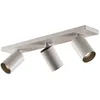 Image de Arcchio Spot Brinja à intensité variable (Moderne) en Blanc Aluminium e. a. pour Couloir (à 3 lampes, GU10) Lampe encastrable plafonnier applique