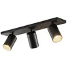 Image de Arcchio Spot Brinja à intensité variable (Moderne) en Noir Aluminium e. a. pour Couloir (à 3 lampes, GU10) Lampe encastrable plafonnier applique