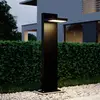 Image de Lucande Borne lumineuse LED Silvan, 65 cm, anthracite, métal