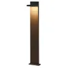 Image de Lucande LED Eclairage Exterieur Silvan (Moderne) en Noir Aluminium (1 lampe,à), Luminaire Lampe Jardin Borne Lumineuse