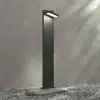 Image de Lucande Borne lumineuse LED Silvan, 100 cm, anthracite, métal