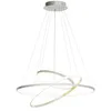 Image de Lucande LED Suspension Ezana à intensité variable (Moderne) en Gris Métal e. a. pour Salon & Salle manger (1 lampe,à), lampe plafonnier suspension