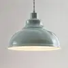 Image de Lindby Suspension vintage Albertine, métal, bleu clair