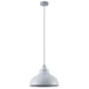 Image de Lindby Suspension Albertine à intensité variable (Antique, Classic) en Blanc Métal e. a. pour Salon & Salle manger (1 lampe,à E27) Luminaire Lampe Plafond Plafonnier