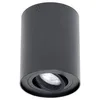 Image de Arcchio Plafonnier Jolina à intensité variable (Moderne) en Noir Aluminium e. a. pour Cuisine (1 lampe,à GU10), Luminaire Lampe Plafond Eclerage Eclairage Interieur
