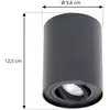 Image de Arcchio spot pour plafond Jolina, rond, anthracite, 13 cm, métal