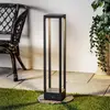 Image de Lucande Borne lumineuse LED Carlota, anthracite, 65 cm, métal