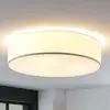 Image de Lindby Plafonnier en tissu Gordana blanc, 57 cm