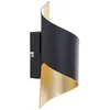 Image de Lindby Applique Murale Desirio à intensité variable (Moderne) en Noir Métal e. a. pour Chambre coucher (1 lampe,à G9), Lampe Eclairage Luminaire Mural