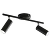 Image de Lindby LED Plafonnier Camille (Moderne) en Noir Métal e. a. pour Salon & Salle à manger (à 2 lampes,), Luminaire Lampe Plafond Eclerage Eclairage Interieur