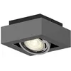 Image de Arcchio Plafonnier Ronka à intensité variable (Moderne) en Noir Aluminium e. a. pour Salon & Salle manger (1 lampe,à GU10), Luminaire Lampe Plafond Eclerage Eclairage